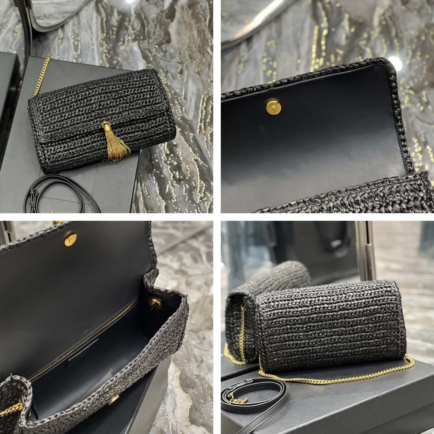Fashion High quality straw bag Shoulder Luxurys Designer Bags metal chain gold silver women Handbag Genuine Flip cover diagonal Messenger Crossbody Handbag Purse, Dark khaki
Fashion High quality straw bag Shoulder Luxurys Designer Bags metal chain gold silver women Handbag Genuine Flip cover diagonal Messenger Crossbody Handbag Purse, Dark khaki