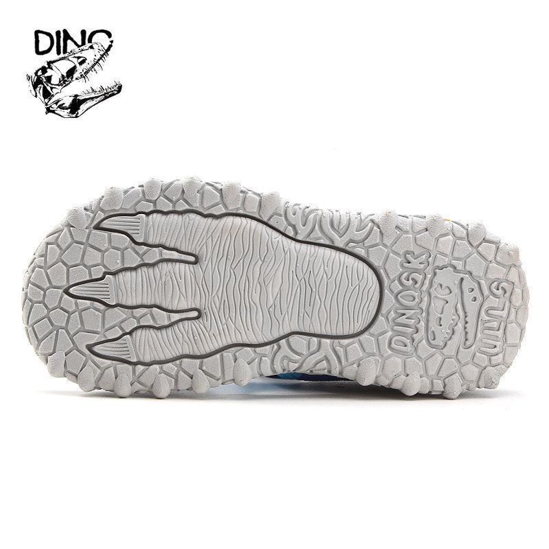 First Walkers DINO Children Summer Sandals 2023 TREX LED Lighting Shoes for 4Y Kids Boys Open Toe Comfortable Beach AntiSlip 230424