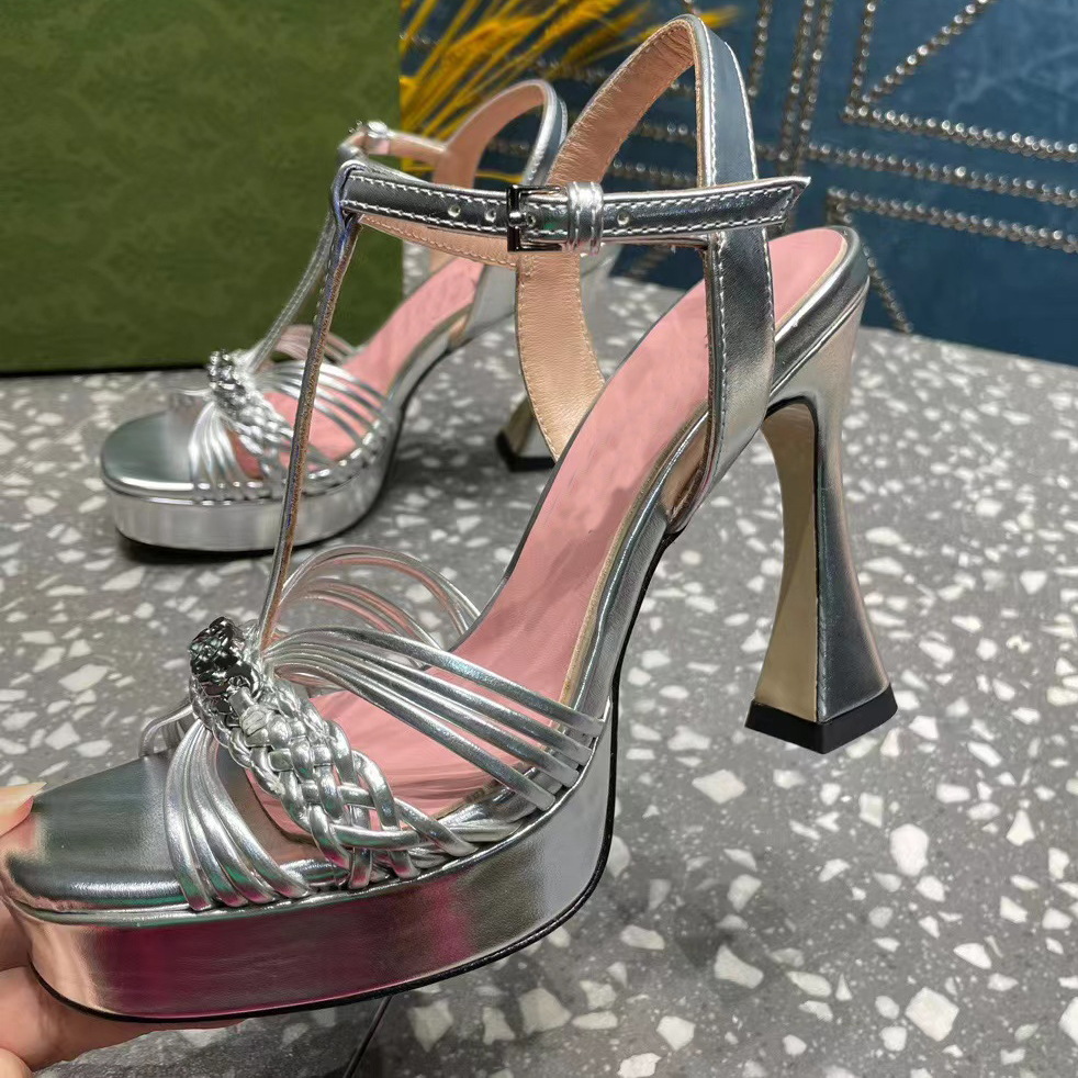 Designer Sandals New High Heel Dress Shoes Womens Platform Heels 11CM Genuine Leather Woven Fine Strap Genuine Leather Ankle Strap Fashion Party sandal, Black
Designer Sandals New High Heel Dress Shoes Womens Platform Heels 11CM Genuine Leather Woven Fine Strap Genuine Leather Ankle Strap Fashion Party sandal, Black
