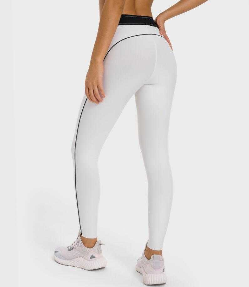 LU-347 Color Contrast Women Leggings Elastic Waist Tights Slim Fit Running Fitness Training Yoga Pants Gym Clothes, Black
LU-347 Color Contrast Women Leggings Elastic Waist Tights Slim Fit Running Fitness Training Yoga Pants Gym Clothes, Black