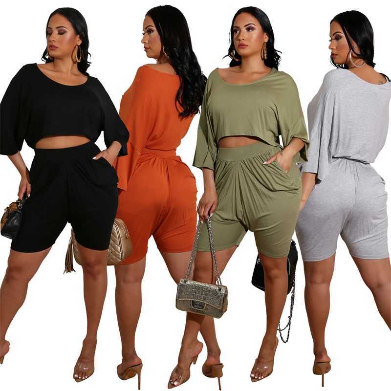 Womens Designer Tracksuit Sexy Two Piece Set 2023 Summer Fashion Solid Color Pleated Loose Split Sleeve Shorts Leisure Suits, Orange-red
Womens Designer Tracksuit Sexy Two Piece Set 2023 Summer Fashion Solid Color Pleated Loose Split Sleeve Shorts Leisure Suits, Orange-red