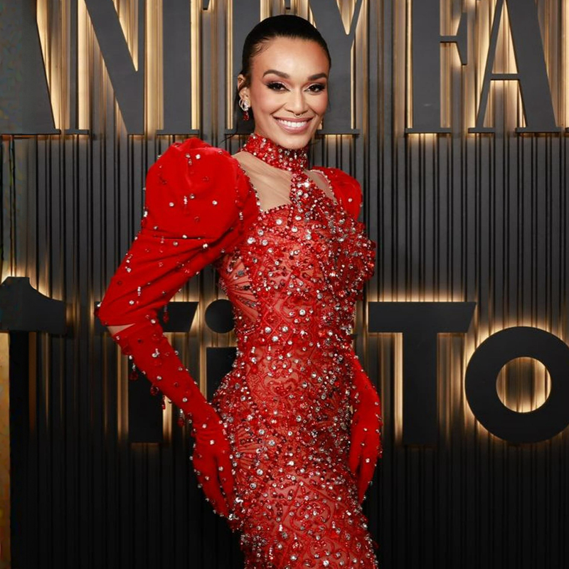 Veet Aso Ebi urious Feather Mermaid Prom Dresses High Neck Beaded Evening Birthday Party Second Reception African Arabic Dress Engagement Gowns ST309
