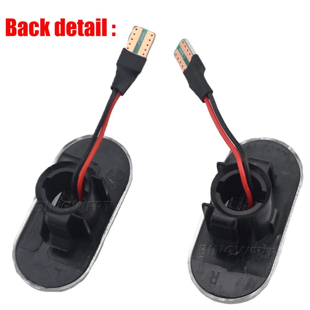 For Renault Clio 1 2 KANGOO MEGANE ESPACE TWINGO MASTER Led Dynamic Side Marker Turn Signal Light for Nissan Opel Smart FORTWO