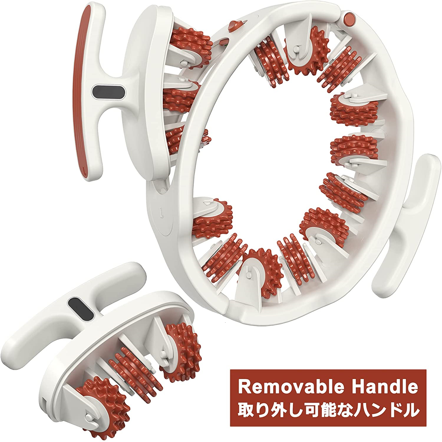 Leg Massagers Circular massage roller for waist and buttocks muscles female circular leg gripper Stovepipe high massage tool 230425