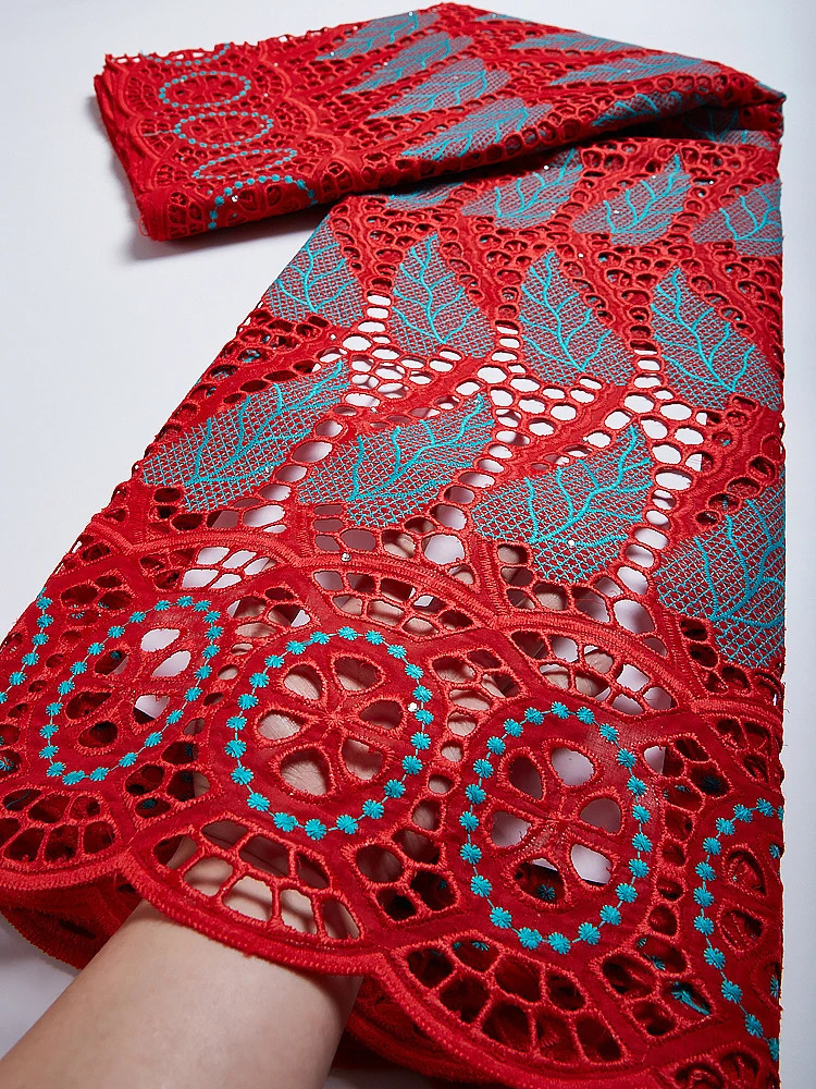 Fabric Yellow Lace Swiss Voile Lace In Switzerland Cotton Fabric African Lace Fabric Dry Dubai Lace Fabric TY023 231124