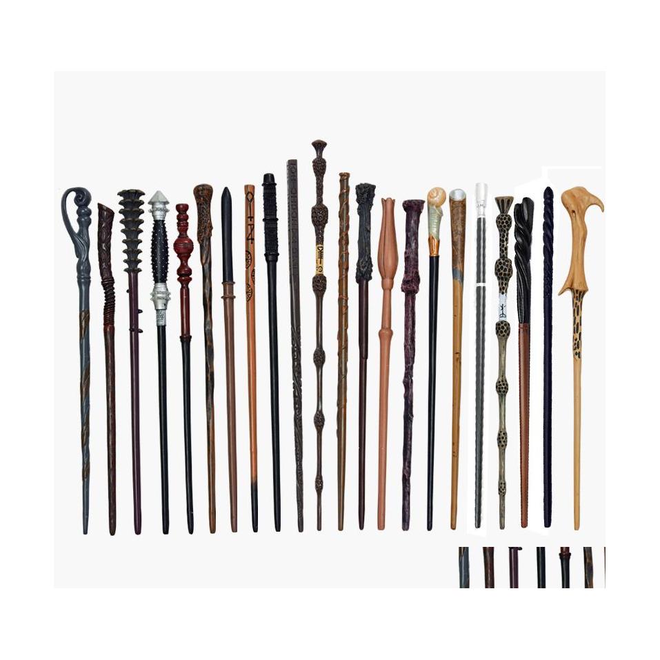 Movie Games S Magic Wands Cosplay Actoion Figures Ginny Snape Metal/Iron Core Magical Wand Without Box Christmas Gifts Drop Delive Dhehp
Movie Games S Magic Wands Cosplay Actoion Figures Ginny Snape Metal/Iron Core Magical Wand Without Box Christmas Gifts Drop Delive Dhehp