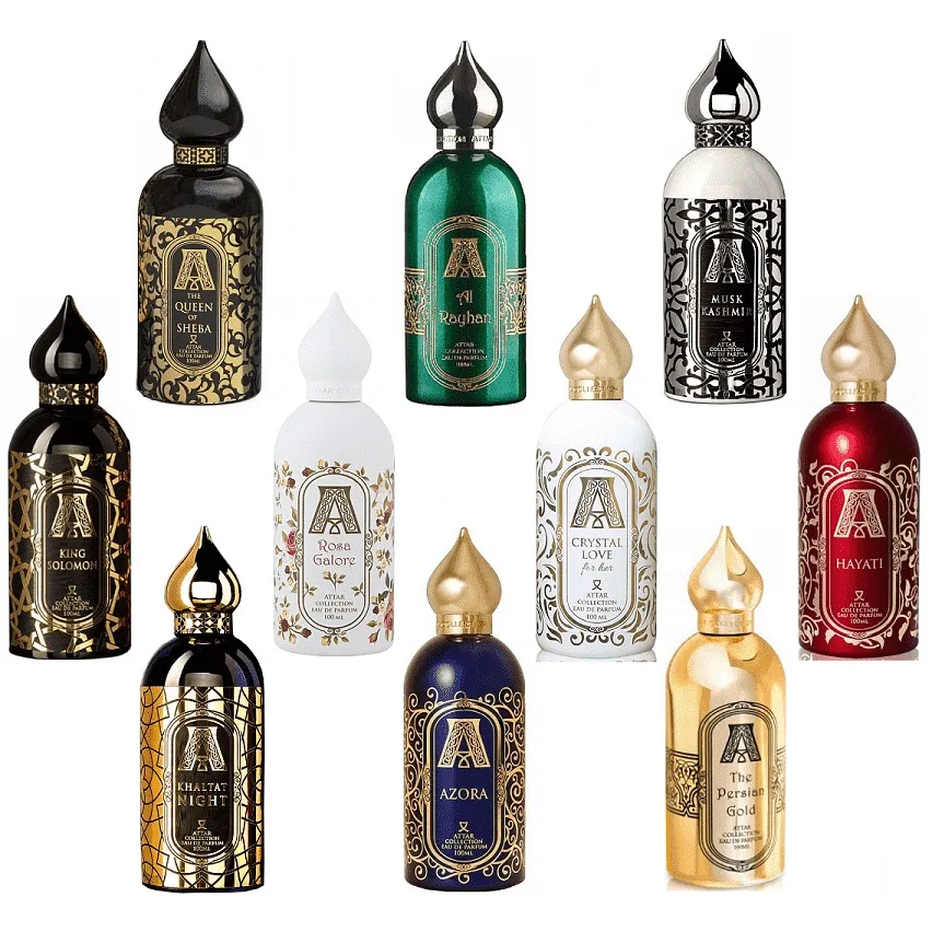 Quality Parfums De Luxe Attar Collection EAU De Perfume 100ML HAYATI MUSK KASHMIR AZORA KHALTAT NIGHT Perfumes