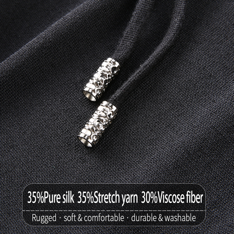 Men's Tracksuits JSBDSummer high-end knitting two-piece silk breathable fabric men casual color contrast short sleeve sports suit thin 230425