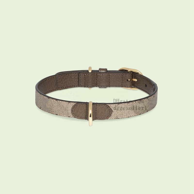 Designer Dog Collars Leashes Set with Classic Letter Pattern Fashion Brand Dogs Collar Adjustable Puppy Belt Leash Pet Outdoor Running Training Neckla