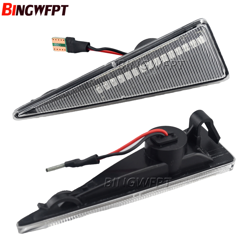For Renault Megane II BM CM LM KM 2002 2003 2004 2005 2006 2007 2008 Dynamic LED Indicator Side Marker Signal Light Accessories