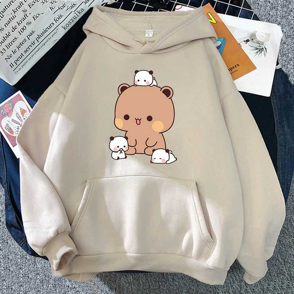 Women's Hoodies Sweatshirts Bubu Dudu Hoodie Women Aesthetic Graphic Sweatshirts Funny Kawaii Hoodies Unisex Harajuku Cartoon Plus Size Autumn Wi