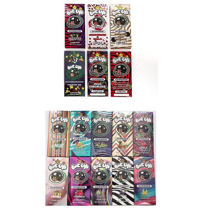 50pcs One Up Chocolate Bar Package Boxes 3.5g Mushrooms Bars Packing Boxes 6 Flavors Empty packaging box degradable
50pcs One Up Chocolate Bar Package Boxes 3.5g Mushrooms Bars Packing Boxes 6 Flavors Empty packaging box degradable