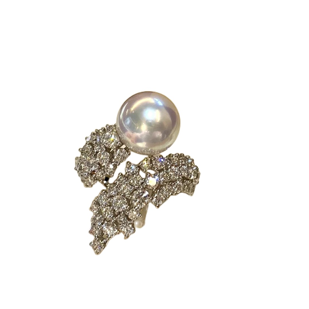 Sterg Sier Adjustable Open Rings: Cubic Zirconia Engagement Jewelry