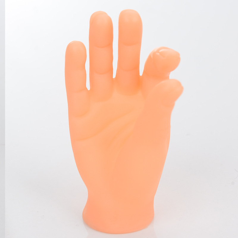 Cat Toys Tiny Hands for Cats Props Silicone Funny Mini Creative Finger Fidget Small Hand Tease Pets Game Toy