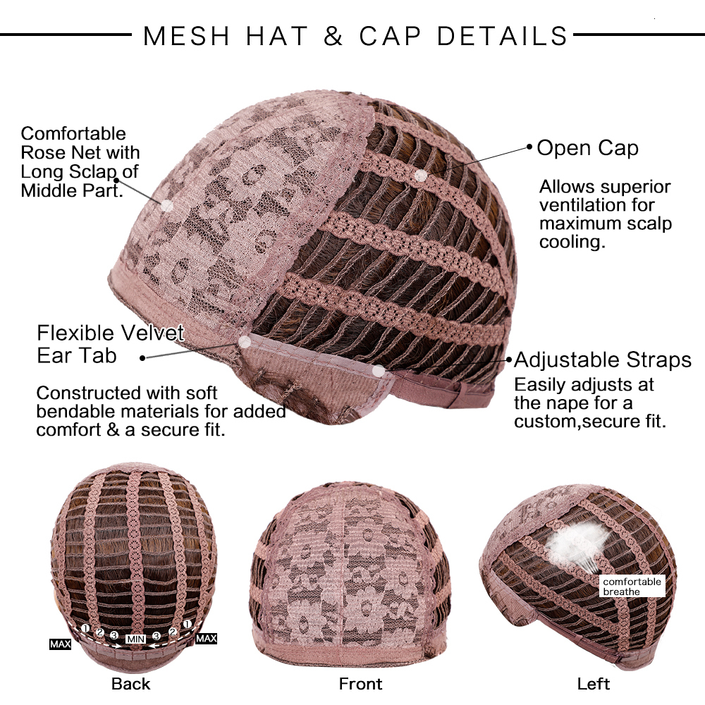 Synthetic Wigs Element Medium Straight Blonde Mixed Brown Bob with Bangs Wig for Women Cosplay Daily Heat Resistant Headband 230425