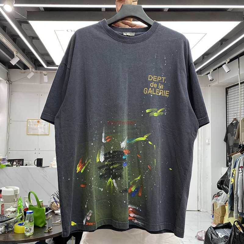 Fashion Designer Clothing Tees Rock Tshirt High Street Galleryes deptes Color Speckle Letters Washed Old Short Sleeve Summer Crew Neck Tee Hip hop TShirts Tops, Washed grey
Fashion Designer Clothing Tees Rock Tshirt High Street Galleryes deptes Color Speckle Letters Washed Old Short Sleeve Summer Crew Neck Tee Hip hop TShirts Tops, Washed grey