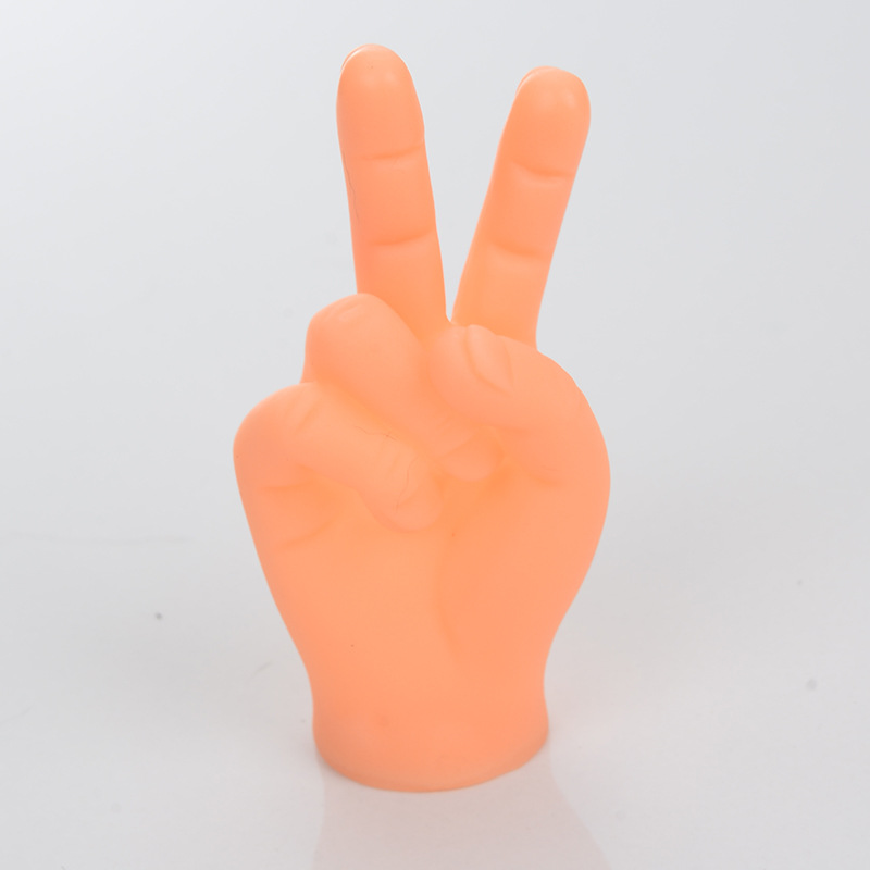 Cat Toys Tiny Hands for Cats Props Silicone Funny Mini Creative Finger Fidget Small Hand Tease Pets Game Toy