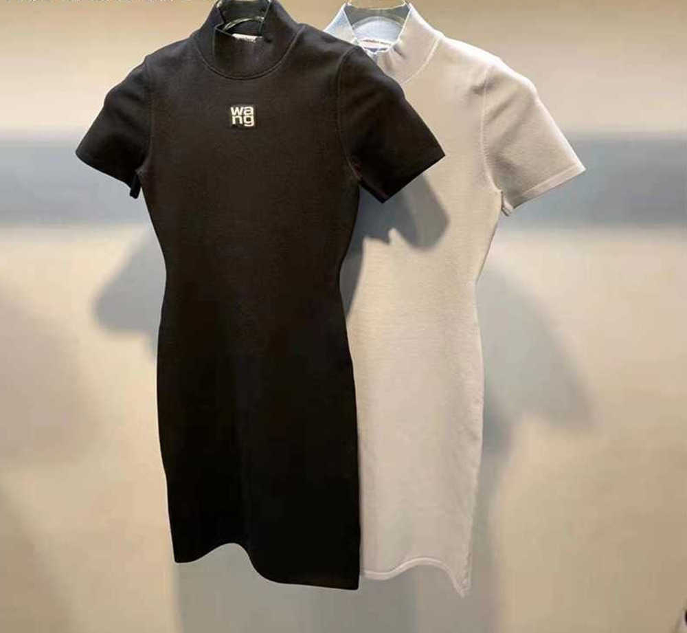 Dawang' half collar designer Alexander women' dress summer solid color embroidery wangs slim fit waist bag skirt short sleeve knitted, Black
Dawang' half collar designer Alexander women' dress summer solid color embroidery wangs slim fit waist bag skirt short sleeve knitted, Black