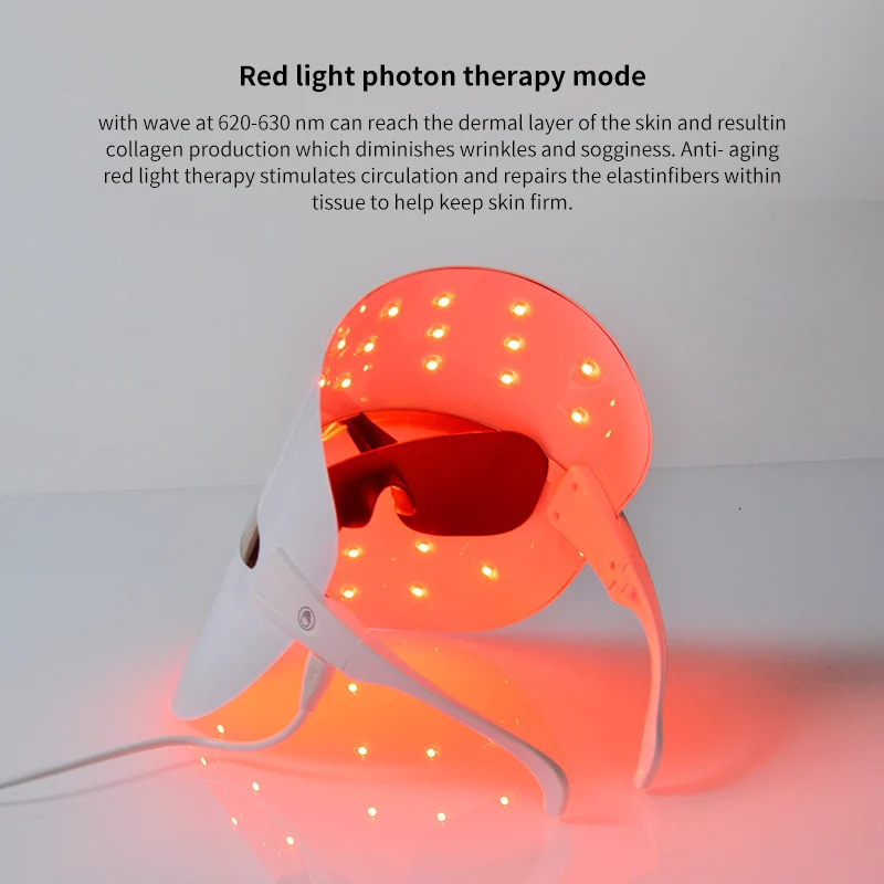 Face Care Devices Red Light Therapy PDT Beauty 3 Colors LED Mask 231123