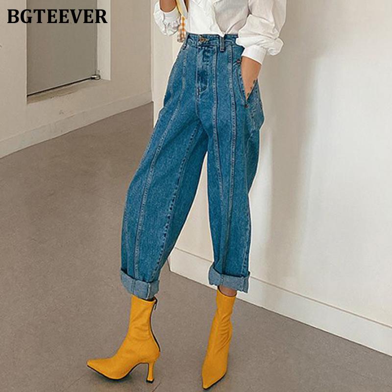 Jeans BGTEEVER Vintage Denim Harem Jeans Pants for Women Mid Waist Loose Female Blue Denim Jeans 2020 Autumn Winter Trousers, Dark blue
Jeans BGTEEVER Vintage Denim Harem Jeans Pants for Women Mid Waist Loose Female Blue Denim Jeans 2020 Autumn Winter Trousers, Dark blue