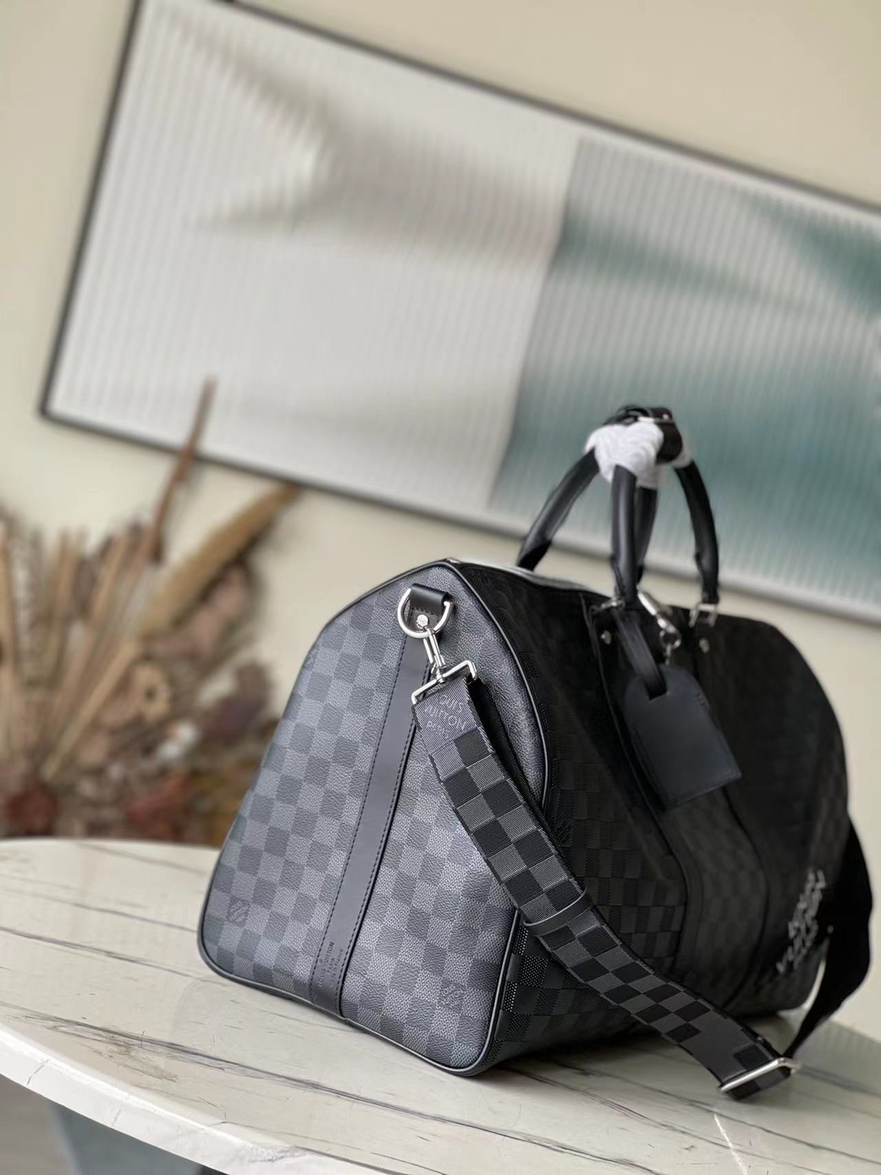 M30235 M41416 Mtaigarama Keepall BANDOULIERE 50 Travel Bag Taiga Leather Classic Canvas Crossbody Monograms Shoulder Bag Luxury Handbags, 04
M30235 M41416 Mtaigarama Keepall BANDOULIERE 50 Travel Bag Taiga Leather Classic Canvas Crossbody Monograms Shoulder Bag Luxury Handbags, 04