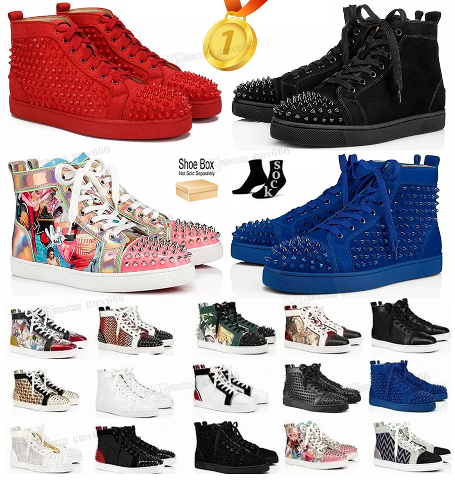 red bottoms Casual shoes mens womens high boot triple white off designers flat Studed shoe fashion Rivets designer loafers trainers sneakers Christian Louboutin, 31
red bottoms Casual shoes mens womens high boot triple white off designers flat Studed shoe fashion Rivets designer loafers trainers sneakers Christian Louboutin, 31