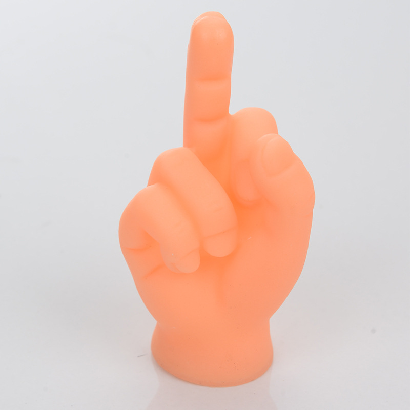 Cat Toys Tiny Hands for Cats Props Silicone Funny Mini Creative Finger Fidget Small Hand Tease Pets Game Toy
