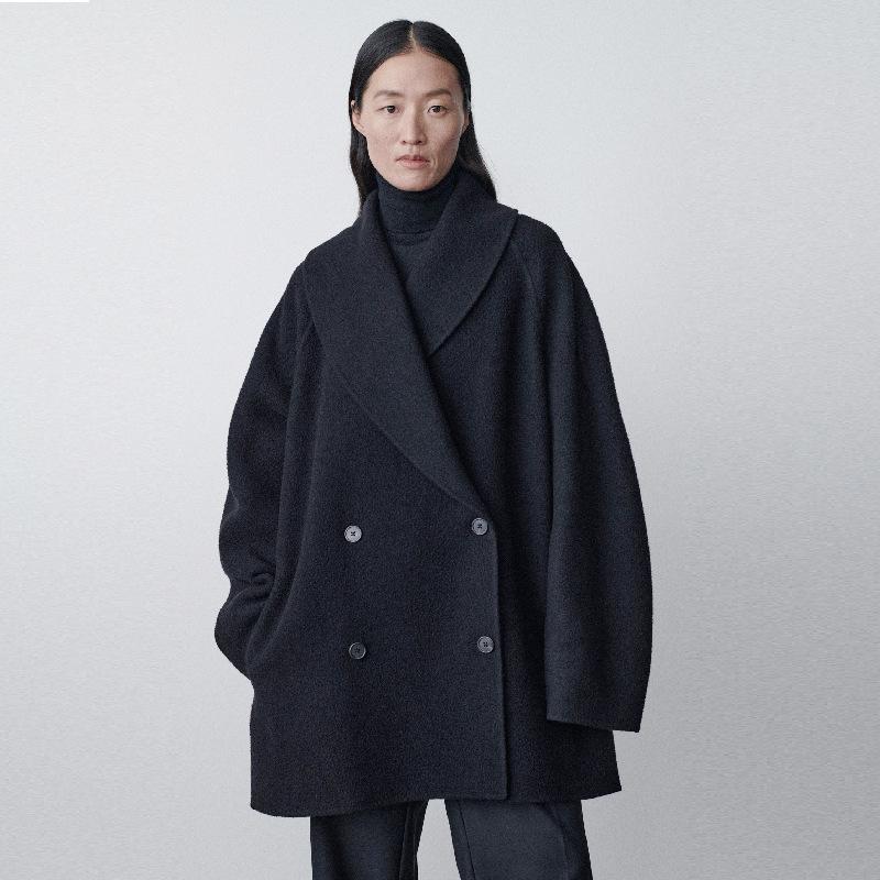 Fur THE *ow Woolen Coat Women's 2022 Autumn and Winter Doublesided Woolen Suit Low Classic Wool Cashmere Coat, Black
Fur THE *ow Woolen Coat Women's 2022 Autumn and Winter Doublesided Woolen Suit Low Classic Wool Cashmere Coat, Black