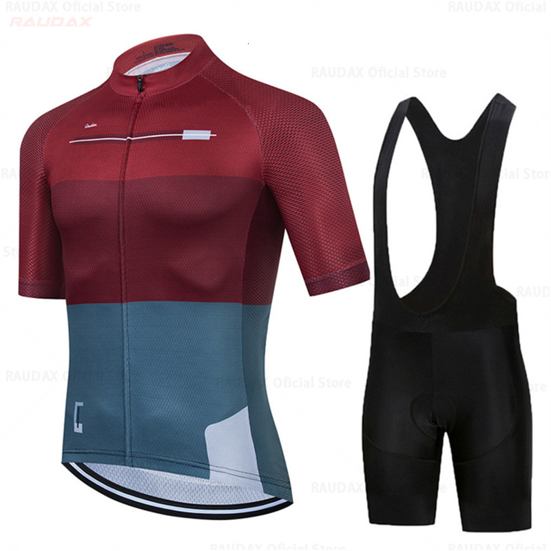 Cycling Jersey Sets Raudax gobik Mens Clothes Wear Better Rainbow Team Short Sleeve Clothing Summer Road Bike 230425