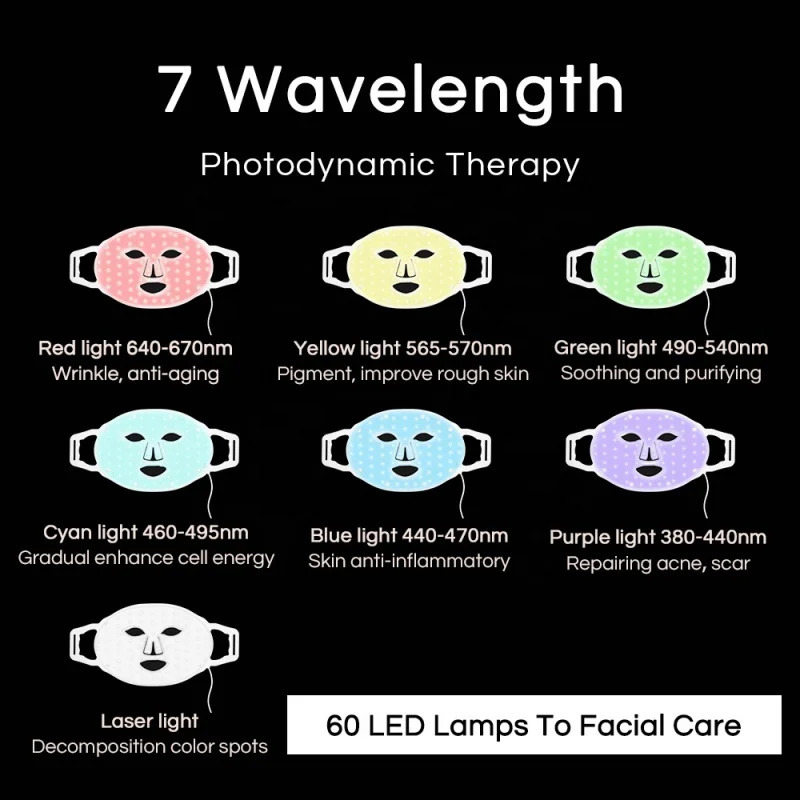 Face Care Devices 2023 Sale Dr bioled 7 Colors Silicone Led Mask P on Therapy Beauty Device For Sunburn And Freckle Treatment 231123