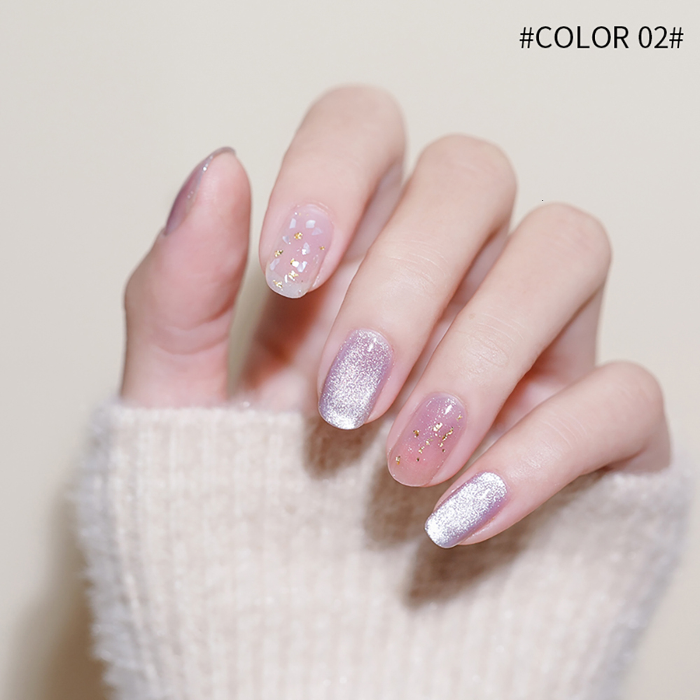 False Nails Vendeeni 9D Crystal Cat Eye Gel Nail Polish Holographic UV Soak Off Lacquer Magnetic Hybrid Varnish For Manicure 9 Color 230425