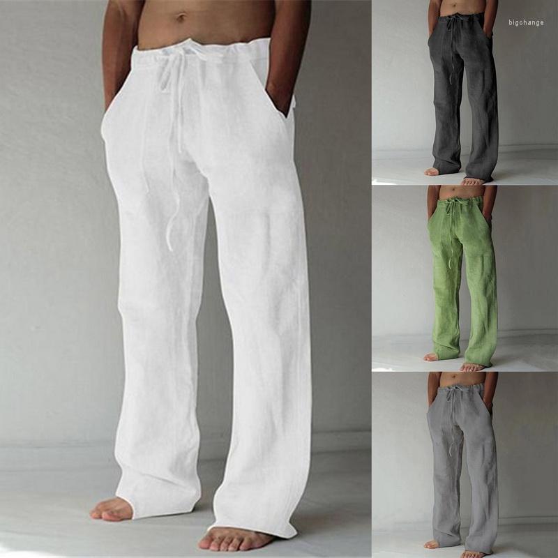 Men's Pants Men'S Summer Casual Loose Daily Wear Solid Full Length Soft Linen Mid Waist Pocket Drawstring Trousers Streetwear, Color5
Men's Pants Men'S Summer Casual Loose Daily Wear Solid Full Length Soft Linen Mid Waist Pocket Drawstring Trousers Streetwear, Color5