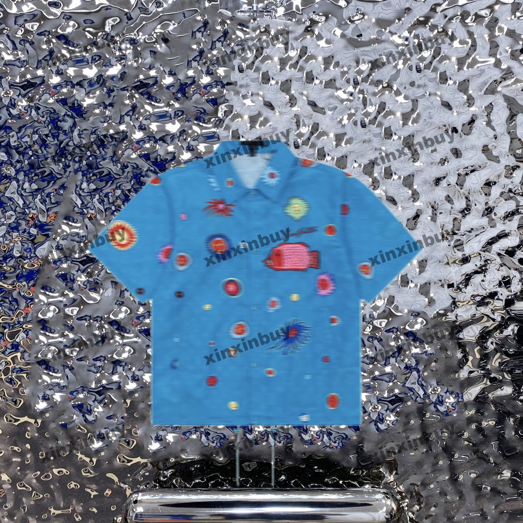 xinxinbuy Men designer Tee t shirt 23ss Face fish sun pattern print short sleeve cotton women Black white blue XS-2XL, 02
xinxinbuy Men designer Tee t shirt 23ss Face fish sun pattern print short sleeve cotton women Black white blue XS-2XL, 02