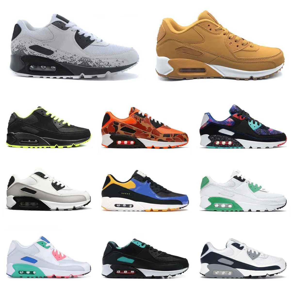 Designer Mens 90 Running Sports Shoes retro Triple White Black Red AirS 90s Wolf Grey Polka outdoor Total Laser Blue Airs Hyper Grape summer Royal Trainer Sneakers, Customize
Designer Mens 90 Running Sports Shoes retro Triple White Black Red AirS 90s Wolf Grey Polka outdoor Total Laser Blue Airs Hyper Grape summer Royal Trainer Sneakers, Customize