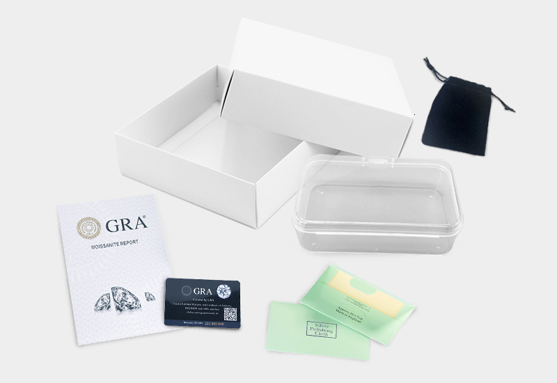 Stud KOJ 1.0 Carat 5mm Gemstone Stud Earrings for Women Solid 925 Sterling Silver Fine Jewelry with certificate 230425