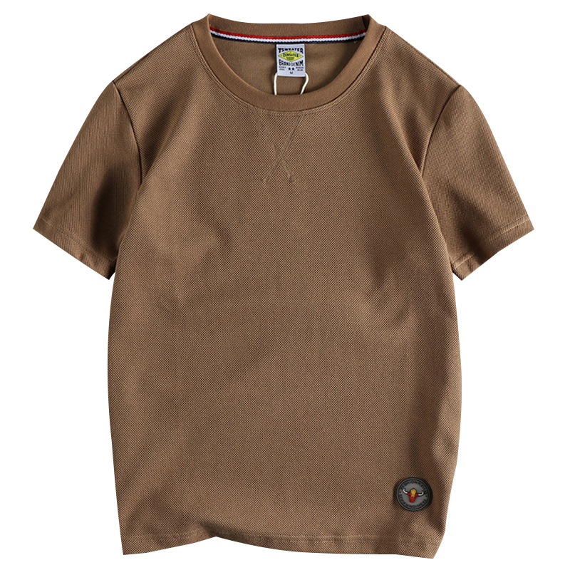 Men's T-Shirts arrival Short sleeve men's T-shirt simple daily youth half sleeve top shirt 55 230426