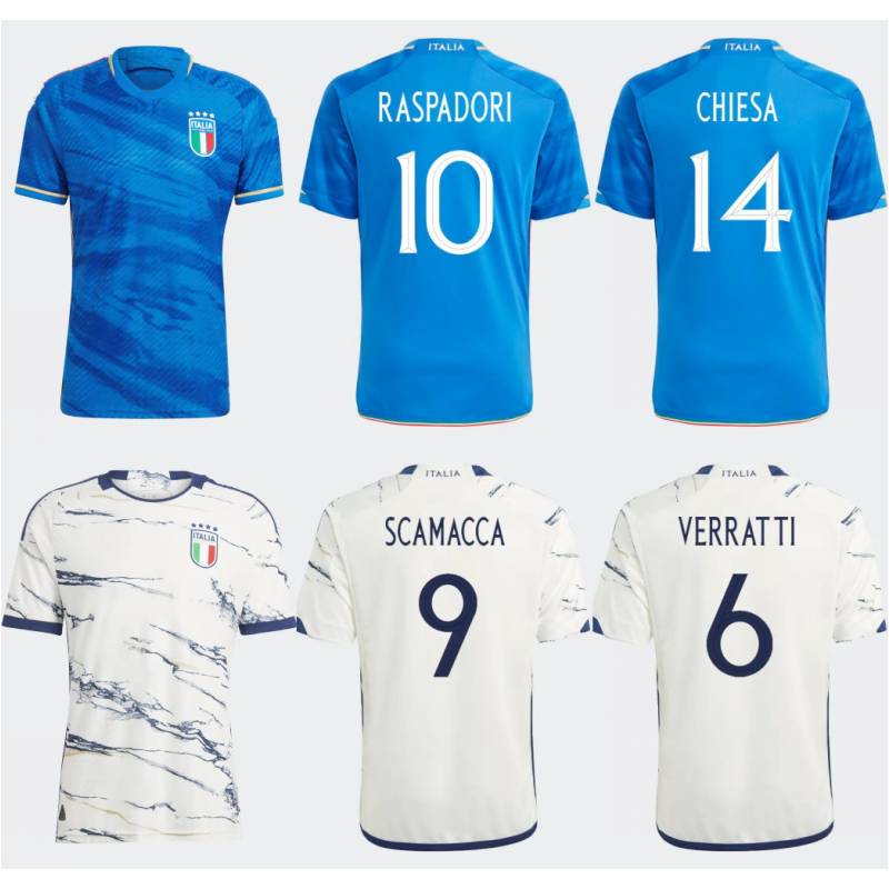 2023 Italy Soccer Jerseys Mens PELLEGRINI DIMARCO BONUCCI VERRATTI PINAMONTI Football Shirt Youth RASPADORI GNONTO POLITANO GRIFO ZANIOLO Uniform Kids kit, Home
2023 Italy Soccer Jerseys Mens PELLEGRINI DIMARCO BONUCCI VERRATTI PINAMONTI Football Shirt Youth RASPADORI GNONTO POLITANO GRIFO ZANIOLO Uniform Kids kit, Home