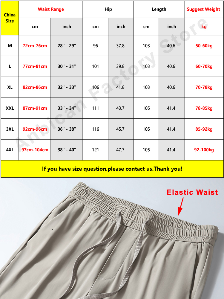 Men's Pants Summer Lightweight Long Sweatpants Men Breathable Cooling Nylon Silk Spandex Casual Chino Pants Male Straight Trousers 230425