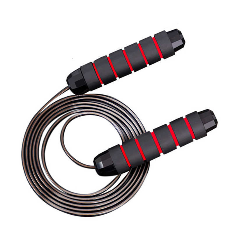 Jump Ropes Fitness Skipping Rope Tangle-Free Jumping Rope Cable and 6 Memory Foam Handles for Workout Equipments Aerobic Exercise Fitness Z260202