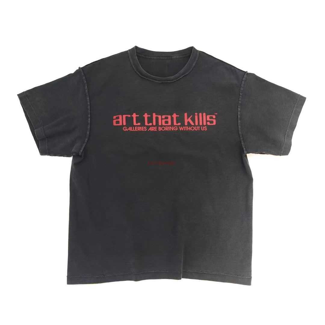 Fashion Designer Clothing Tees Rock Tshirt Galleryes Depts Art That Kills Vintage Tee Reversible T-shirt Casual Streetwear Vintage Hip hop Sportswear 23ss for sale, Wash black
Fashion Designer Clothing Tees Rock Tshirt Galleryes Depts Art That Kills Vintage Tee Reversible T-shirt Casual Streetwear Vintage Hip hop Sportswear 23ss for sale, Wash black