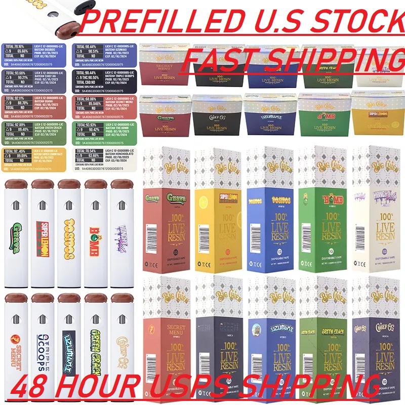 PREFILLED NEW Big Chief Disposable vape pen Vape Pens 1ml Rechargeable Device Thick Oil 280mAh Battery Ecigs Kits Vaporizer Vapes Visual Tank Pods cake packwood
PREFILLED NEW Big Chief Disposable vape pen Vape Pens 1ml Rechargeable Device Thick Oil 280mAh Battery Ecigs Kits Vaporizer Vapes Visual Tank Pods cake packwood