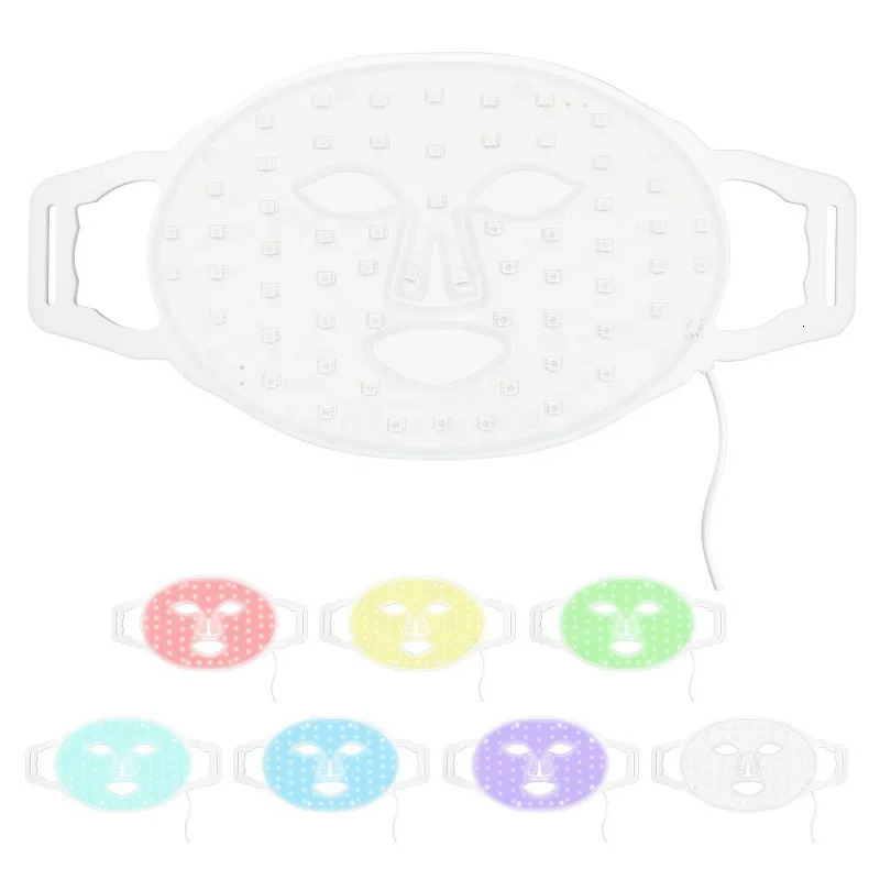 Face Care Devices 2023 Sale Dr bioled 7 Colors Silicone Led Mask P on Therapy Beauty Device For Sunburn And Freckle Treatment 231123