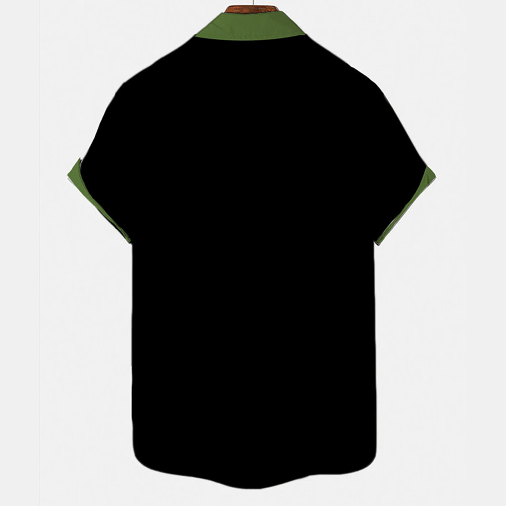 Men's Casual Shirts Men's Hawaiian Shirt Lapel Fashion Shortsleeved Loose Breathable Top Summer Coconut Retro Shirt For Men 3d Casual Beach 