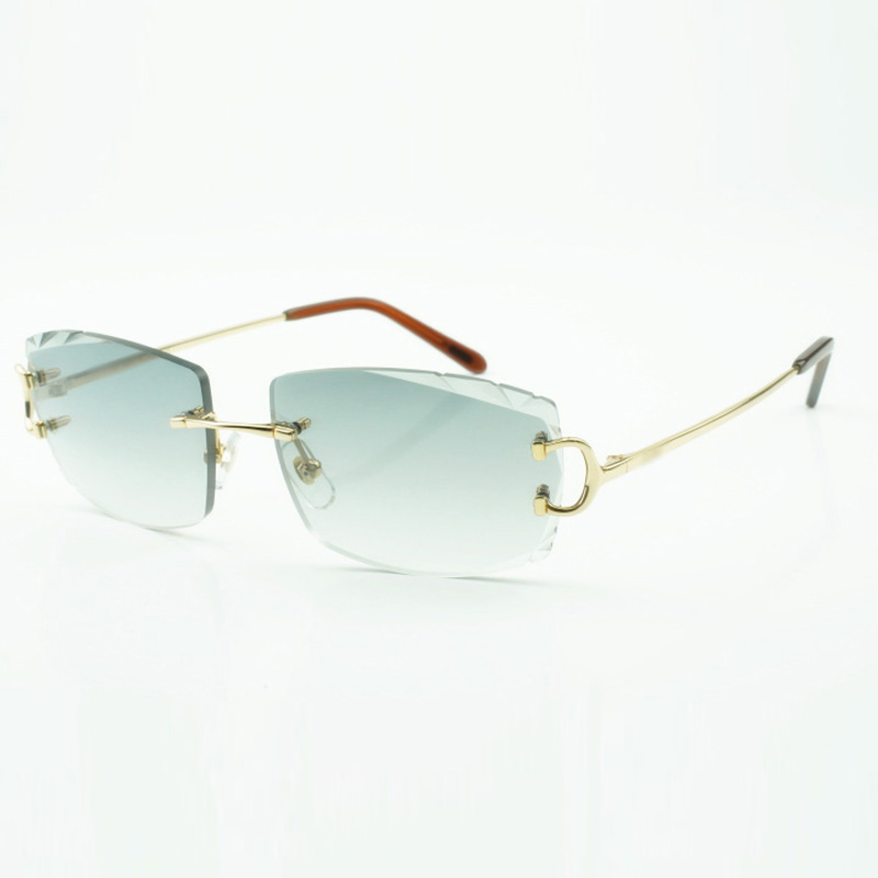 New 3524015 super light metal leg glasses and cutting lenses 3.0 thickness free delivery