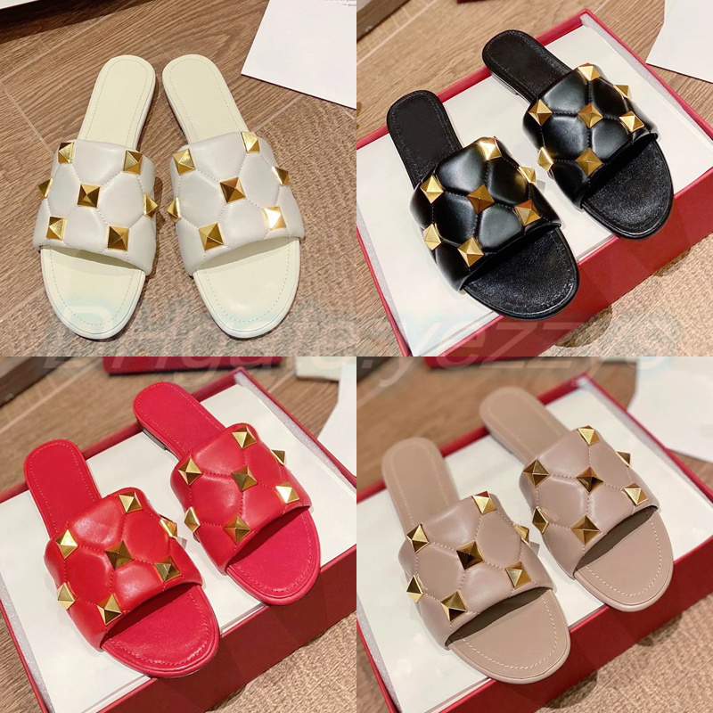 2023 new Roman designer slipper woman stud Quilted Sandals nappa leather flat rivet luxury man sandal Brand Real Flats shoe Casual Sneakers slide, #2
2023 new Roman designer slipper woman stud Quilted Sandals nappa leather flat rivet luxury man sandal Brand Real Flats shoe Casual Sneakers slide, #2