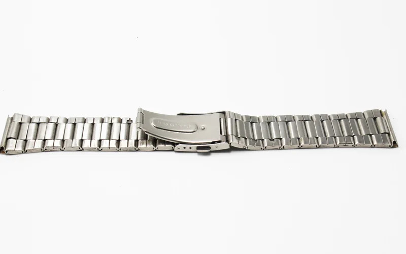 Watch Bands Band Replacement 12mm 14mm 16mm 18mm 20mm 22mm 24mm Stainless Steel Strap Lock Buckle Adjustable Wrist Bracelet 231124