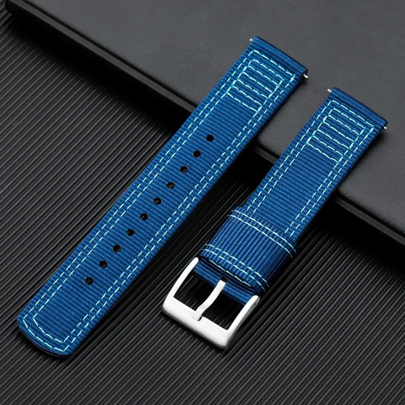 Watch Bands Nylon Watchband 20mm 22mm for Men Women with FastRelease Soft Skinfriendly Bracelet Universal Sport Replacement Strap 231124