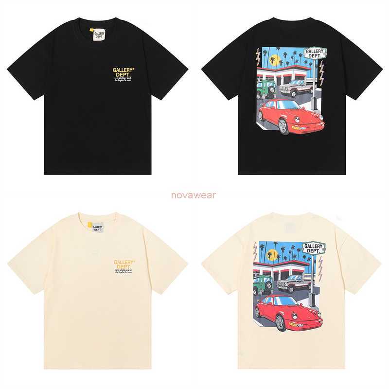 Fashion Designer Clothing Tees Rock Tshirt Galleryes Depts Colored Car Print Summer High Street Men's Women's Loose Trend Short Sleeve T-shirt Hip hop TShirts Tops, Black
Fashion Designer Clothing Tees Rock Tshirt Galleryes Depts Colored Car Print Summer High Street Men's Women's Loose Trend Short Sleeve T-shirt Hip hop TShirts Tops, Black