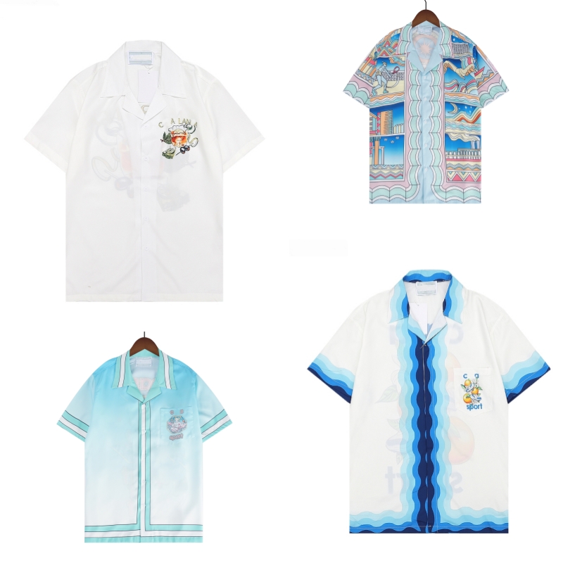Men's CASA Top SS22 New Pattern Printed Short Sleeve Shirt Summer Street Design Style Casual Loose Collar Single breasted Breathable Unisex Top Size M-3XL YY, Customize
Men's CASA Top SS22 New Pattern Printed Short Sleeve Shirt Summer Street Design Style Casual Loose Collar Single breasted Breathable Unisex Top Size M-3XL YY, Customize