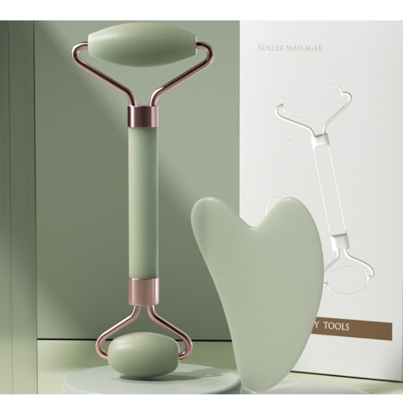 Face Massager Gua Sha Roller for face Neck Eye Resin Beauty Skin Care Guasha Scraping Board Muscle Relaxing Body Tools 230425